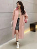 Contrasting Color Windbreaker For Women Lapel Long Sleeves Single Breasted Mid Length Trench Coat Spring 2DA8980