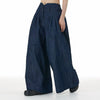 Korean-style Retro Patchwork Denim Pants for Women Autumn2026 Wide-leg Pants
