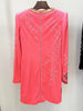 High Street F/W Designer Runway Women's Long Sleeve Sequined Pearls Beaded Velvet Dress