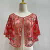 Women's 1920s Shawl Beaded Sequin Deco Evening Cape Bolero Flapper Cover Up European And American Wedding Dress Shawl On Stage