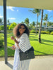 Fall Holiday Half Sleeve Striped Print V-Neck Loose Long Dress Street Africa Women Party Vestidos Dresses Vestidos