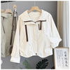 Jacket Women Autumn Korean Long Sleeve Hooded Casual Short Windbreaker Coat Female Outwear Tops Lady