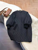 Oversized Diamond Plaid Down Cotton Jacket European Women Coat Long Lightweight Cotton Jacket Winter Parka Coat Female