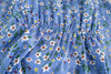 Spring Autumn Women Chiffon Dresses Casual Floral Printed Bark Crinkling Long Dresses O-neck Long Sleeve Loose Muslim Maxi Dress