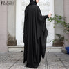 Women Chiffon Abaya Eid Mubarek Muslim Dresses Robe Long Sleeve Hijab Vestidos Abayas For Women Isamic Clothing
