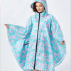 Big Size Women Leopard Raincoat Lightweight Rain Coat Poncho Ladies Waterproof Cloak Raincoats Adults Windproof Rainwear