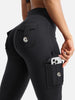 Essential Women's Fitness Pants: High-Waisted Flared Workout Pants with Pockets, Shaping and Tummy-Control Fitness Pants