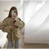 Spring Lace Up Trench Coat Women Solid Loose Large Lapel Long Sleeves Short Windbreaker Chic High Street Lady Outerwear