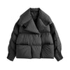 Lagabogy Winter Puffer Jacket Women Short 90% White Duck Down Coat Female Streetwear Warm Parkas Removable Sleeves Outwear