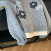 knit Cardigan women's Spring Autumn All-Match Casual Loose Long Sleeve Short Sweater Coat Female Knitwear Tops