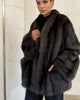 Women Thick Faux Fur Coat Lapel Hidden Button Loose Elegant Lady Outerwear Female Street Warm Commute Overcoat