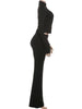 Female High Street Style 2 Piece Set Autumn Single-Breasted Full Sleeve Crop Tops+Straight Pants Causal Basic Suits