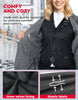 Kemimoto Heated Vest Women 6 Heating Areas Winter Warm USB Electric Heating Lady's Jacket Adjustable for Outdoor Ski Cycling