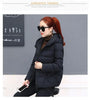 Winter Women's Cold Coat Parkas Hooded Padded Jacket Cropped Jacket Plus Size Long Sleeve Top Korean