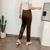 Straight Pleated Pants For Women High Elastic Waist Casual Loose Trousers Female Spring Clothing 2DA1022