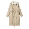 Down Cotton Parkas Jacket Women's Mid-length Over The Knee Korean Loose Winter Padded Female Thickened