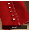 Female Autumn Winter Solid Color Korean Slim Thin Woolen Coat Women Mid-length Woolen Quilted Velvet Thickened Coat
