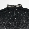 Women Short Cloak Sleeve Rhinestone Bodycon Long Dress Fall Vacation Evening Birthday Night Party Vestidos Sexy Dresses