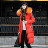Women Parkas Hooded Zipper Thick Parka Thick Casual Full Sleeve Solid Long Coats Pockets Elegant Outerwear Warm Casual