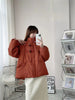 Women's Jacket Korean Version Stand Collar Short Cotton-padded Jacket Thickening Warm Parkas Winter Vintage Coat