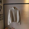 Korean Women's Knitted Sweater Double Zipper Stand Collar Coat Autumn Winter Casual Versatile Loose Cardigan Tops 3XL