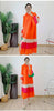 Striped Contrast Color Pleated Dress Women Lapel Flare Sleeves Single Breasted Loose Long Dresses Spring 2AA4365