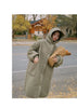 Autumn Winter Korean Loose Women Down Cotton Coat Hooded Medium Length Cotton Coat Large Pocket Windproof Coat