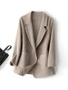 Women's Coat Pure Wool Plaids and Tweedst Camel Women's Coat Elegant Trench Coat