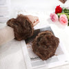 1Pair Faux Fur Wrist Cuffs For Wool Coat Jackets Women's Arm Warmers Elastic Furry Wristbands Sleeves Cuffs Winter Wrist Cuff