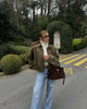 Suede Fabric Women Bomber Jackets Causal Long Sleeve Zipper Loose Coats Cropped Winter Warm Jacket Outwear