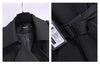 Women's Trench Coats Spring Autumn Mid-length Slim Outerwear Double-breasted Belt Long Sleeves Windbreaker