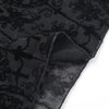 Goth Drak Elegant Flocking Print Long Pants 90s Grunge Mesh See Through Bodycon Flare Pant Mall Gothic Women Trousers