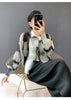 Spring Pleated Women's Lightweight Jacket Lapel Single Breasted Jacket Niche Chic Print Casual Top 2DB6159