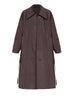 Women Coffee Brief Belted Big Size Long Trench Lapel Long Sleeve Windbreaker Tide Spring Autumn 1DJ3893