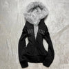 Aesthetic Elegant Sweatshirt Sets Woman Y2k Patchwork Design Coat + Warm Casual Pants Female Zipper Design Chic Outfits Winter