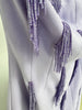 High Street Vestido Women's Tassel Pendant Beaded Wrapped Chest Long Maxi Dress
