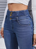 Women's High Waist Fleece Lined Skinny Jeans Stretch Slim Fit Denim Pants Warm Thick Thermal Trousers Winter Daily Streetwear
