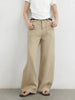 Women Jeans Solid Loose Casual Split Wide Leg Denim Pant Workwear Female Trousers Spring Autumn
