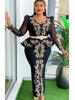 Elegant African Dresses for Women Africa Clothing Plus Size Wedding Party Long Dress Dashiki Ankara Outfits Robe