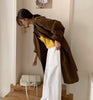 Color Patchwork Long-sleeved Coats for Women Spring and Autumn Korean Style Long Coats