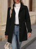 Autumn/Winter Women's Casual Coat Flattering Loose-Fit Notched Lapel Single-Row Multi-Button Mid-Length Wool Blazer