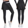 Women's Sports Pants Outdoor Yoga Culottes Tennis Gym Training Running Trousers Dance Fitness Leggings Pleated Skirt S M L XL