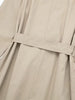 Women With Belt Solid Double Breasted Trench Vintage Lapel Neck Long Sleeves Female Chic Lady Outfits