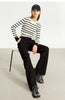 Minimalism Casual Pants for Women Autumn Wide Leg Loose Vertical Elastic Waist Drawstring Sporty Trousers 12343338