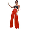 Women's Solid Color Wide-leg Pants Casual Elegant Black Sequins Holiday For Women Long Pant Womens Clothing