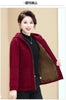 Middle Aged Elderly Mothers' Hooded Coat Spring Autumn Casual Fleece Jacket Large Size Women Casual Corduroy Outwear 4XL