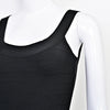 Yellow U Neck Striped Bandage Dress Evening Backless Sexy Bodycon Women Dress Party Celebrity Vocation Dresses