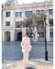 Chic Women's Cotton Padded Jackt with Large Fur Collar Waist-Cinching Mid-Length Parkas Korean Warm Commute Outerwear