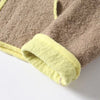 Casual Women's Knit Contrast Fleece Coats Stand Collar Zipper Pockets Full Sleeve Jackets Spring Lady Warm Outwear