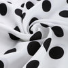 Casual Polka Dot Dress Women's Slim O-neck Full Sleeve High-Waisted Floor-Length Dresses Spring Autumn Robes